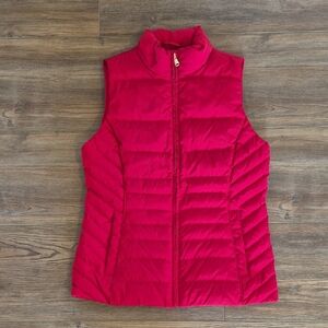 Talbots Women's Red Puffer Vest